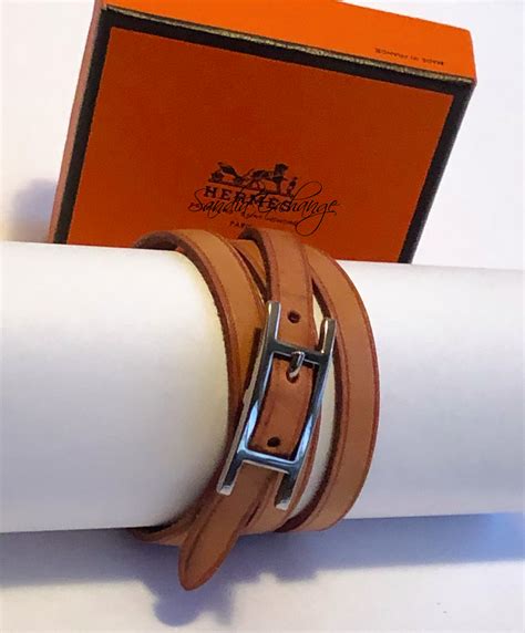 hermès bracelet leather|authentic hermes bracelets.